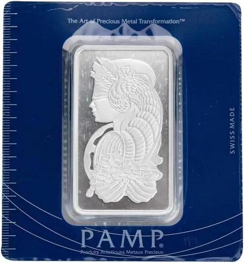 100g Silver Bar — PAMP Suisse