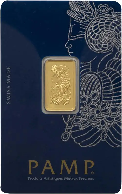 5g Gold Bar — PAMP Suisse Fortuna