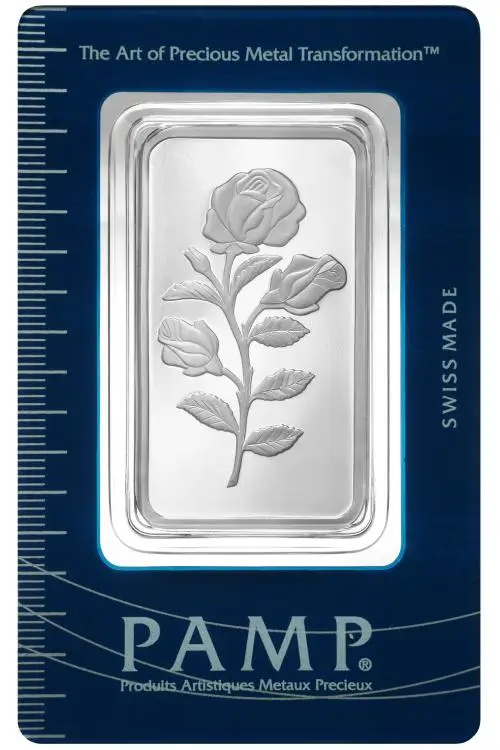 1oz Silver Bar — PAMP Suisse